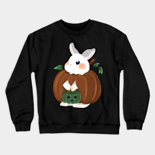 Rabbit Pumpkin _ Bunniesmee Halloween Edition Crewneck Sweatshirt